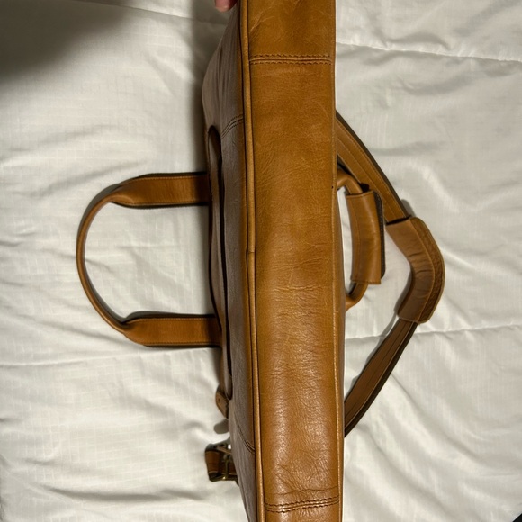 Leather Work/Laptop messenger/work bag - Picture 3 of 8